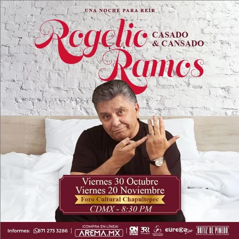 Rogelio Ramos en CDMX — Theater · Ciudad de México