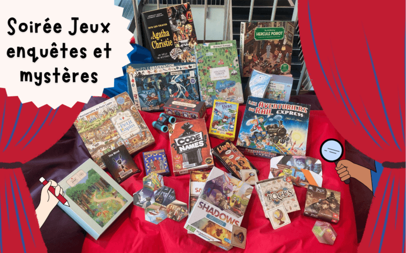 Soirée jeux de société : enquêtes, puzzles et autres mystères — Otros · Paris