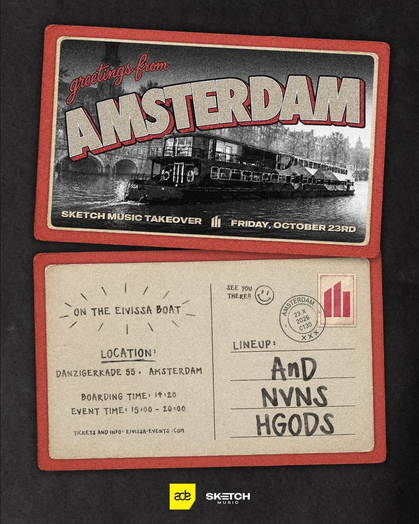 Sketch Music Takeover - ADE Boat Party — Música · Amsterdam