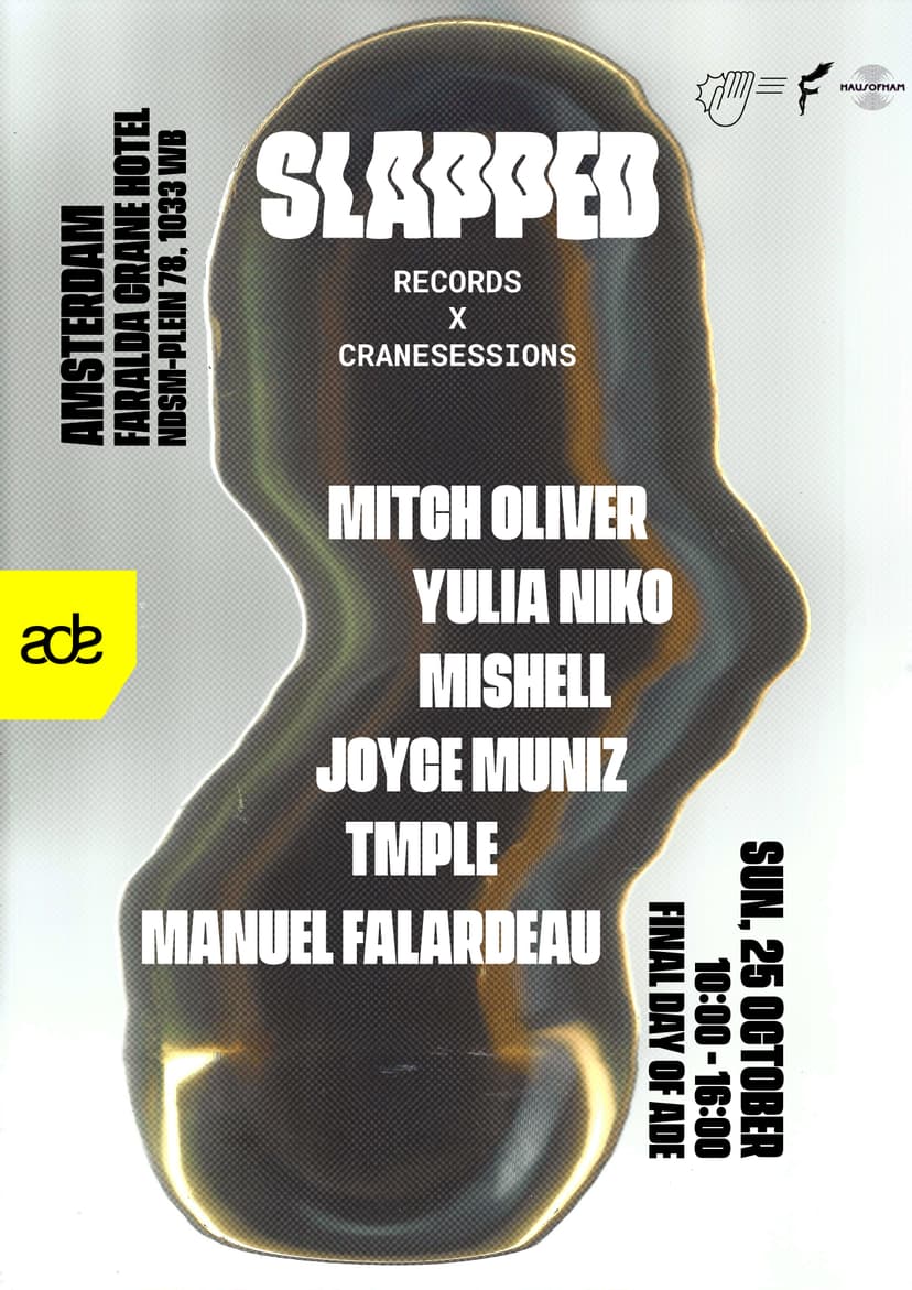 SLAPPED X CraneSessions • ADE 2026 — Música · Amsterdam