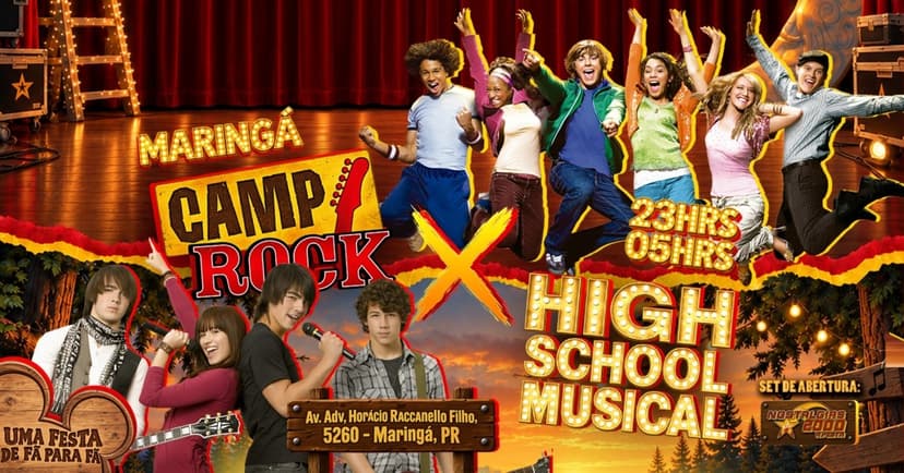 A Night To Remember - HSM vs CAMP ROCK  - Edição MARINGÁ na B.COOL — Música · Maringá