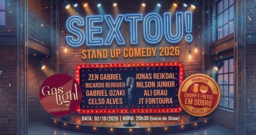 FRIDAY NIGHT - STAND UP COMEDY 2026 / STAND UP COMEDY IN CURITIBA