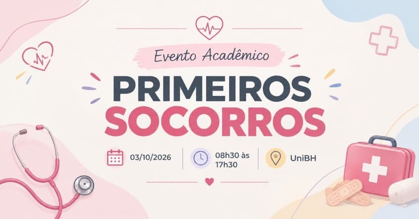 Evento Acadêmico de Primeiros Socorros