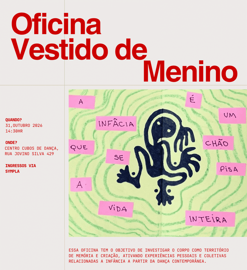 Oficina Vestido de Menino