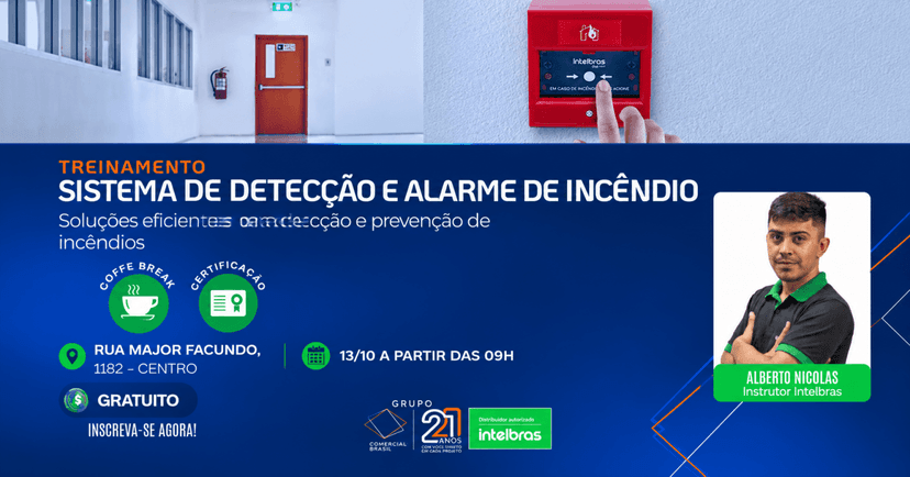 TREINAMENTO: Sistema de Detecção e Alarme de Incêndio!