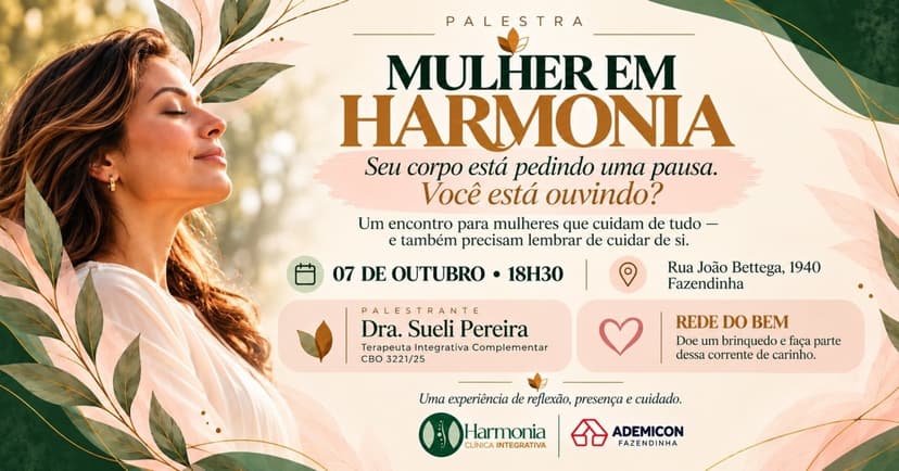 MULHER EM HARMONIA