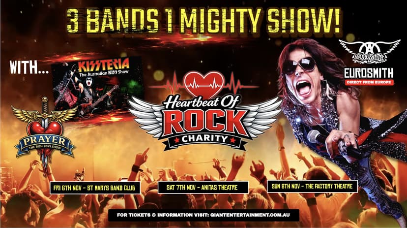 Three Bands One Mighty Show — Music · Thirroul