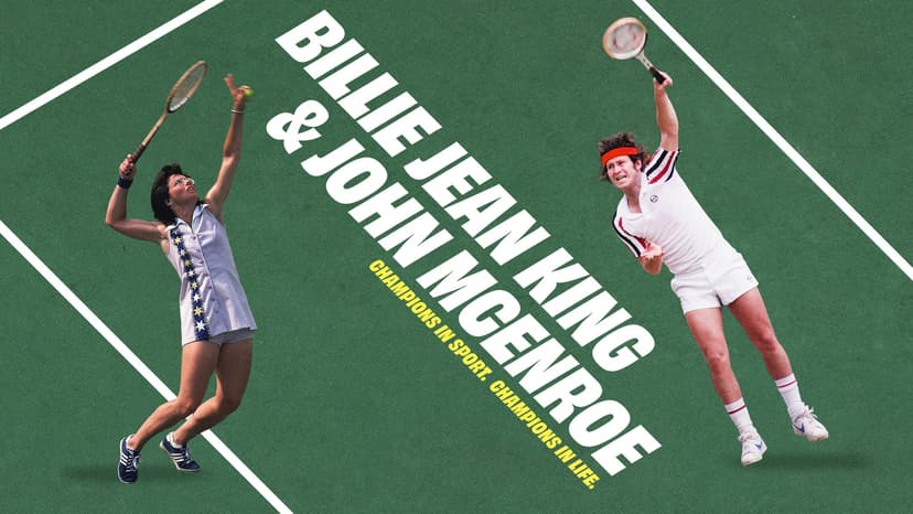 Billie Jean King & John McEnroe: Champions in Sport. Champions in Life — Deporte · London