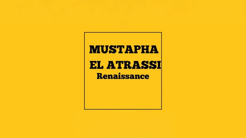 Mustapha El Atrassi — Theater · Forest (Brussels)