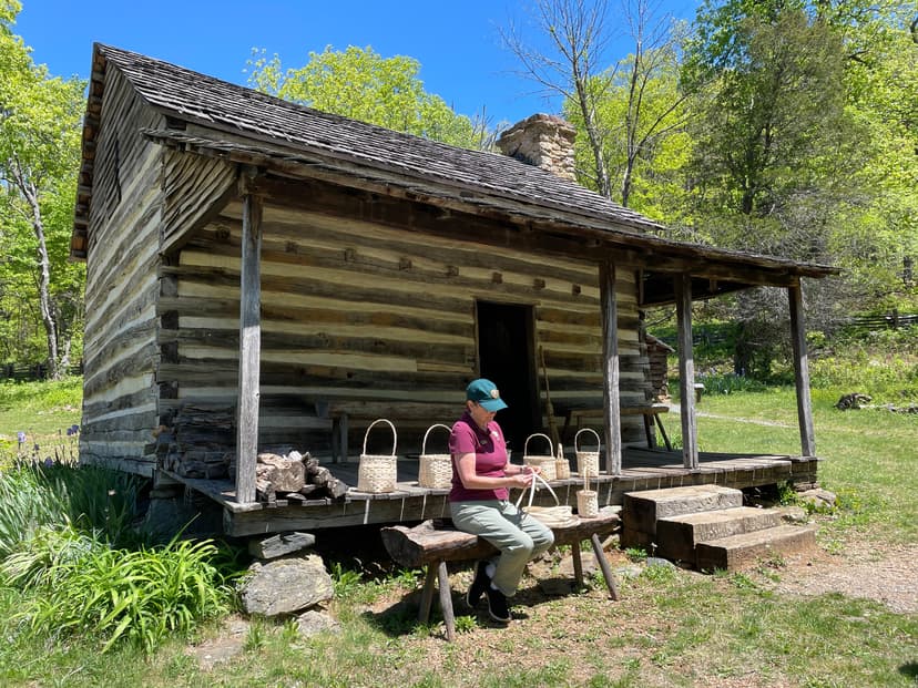 Basketweaving Demonstrations & Ramsey Cabin Open House (Humpback Rocks Visitor Center - Milepost 6) — Outdoors · Asheville