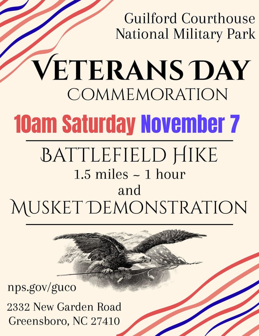 Veterans Day Commemoration Battlefield Hike