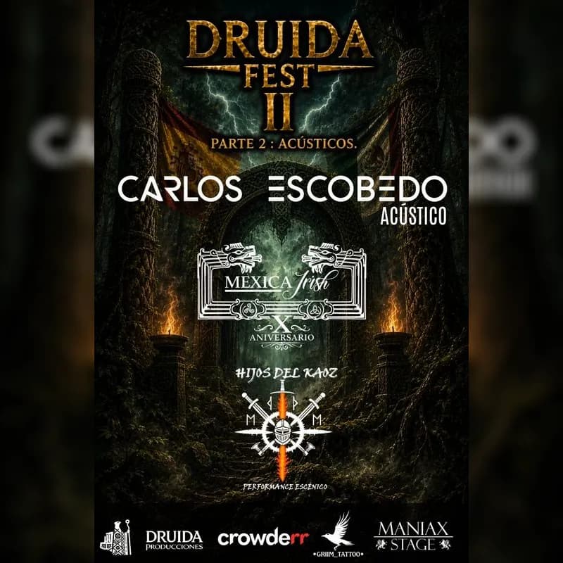 Druida Fest II Parte II: Acústico en Guadalajara — Music · Guadalajara