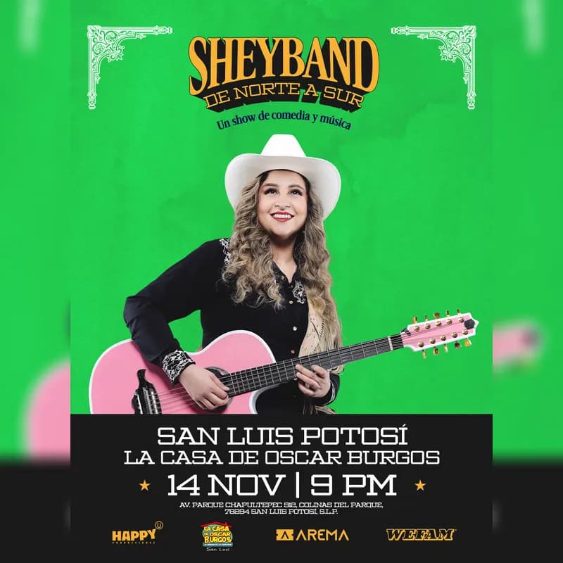 Shey Band De Norte a Sur en San Luis Potosí — Música · San Luis Potosí