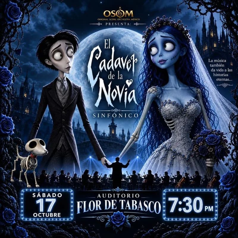 El Cadáver de la Novia Sinfónico en Villahermosa — Música · VillaHermosa