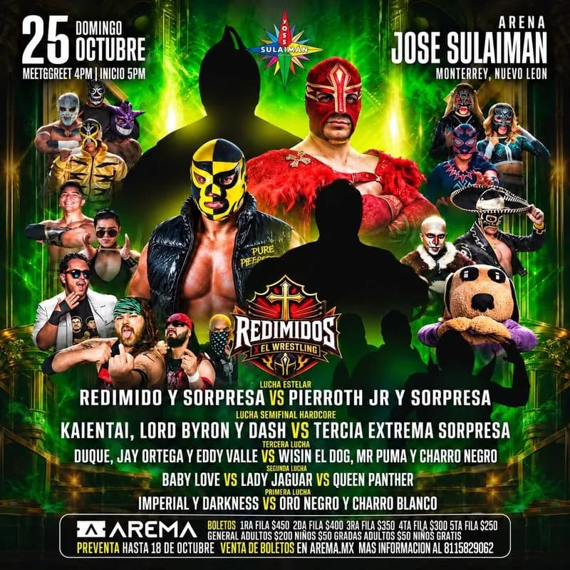“La Revancha” Redimidos X El Wreslting — Sports · Monterrey