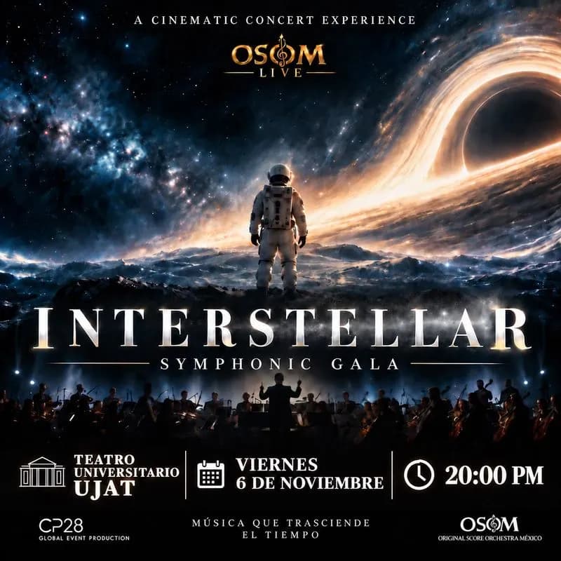 Interstellar Symphonic Gala en Villahermosa