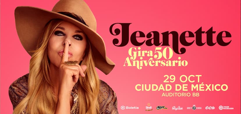 Jeanette - Gira 50 Aniversario — Música · Ciudad de México