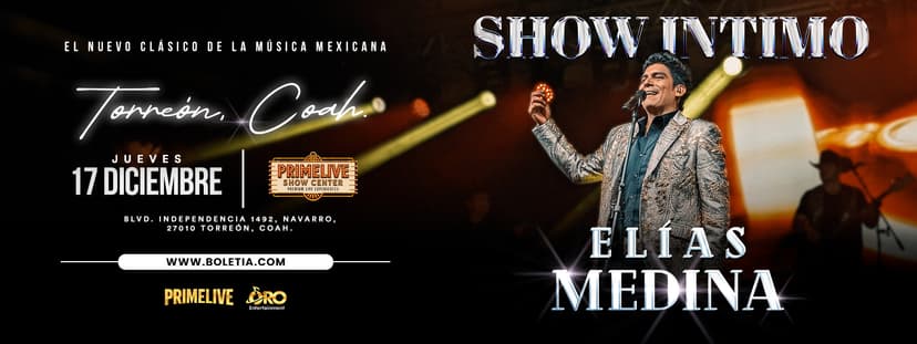 Elias Medina en Torreón 17DIC — Música · Torreón