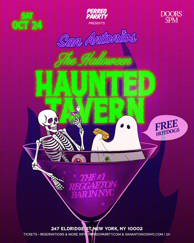 The Haunted Tavern Halloween Parrty Reggaeton Bar — Music · New York