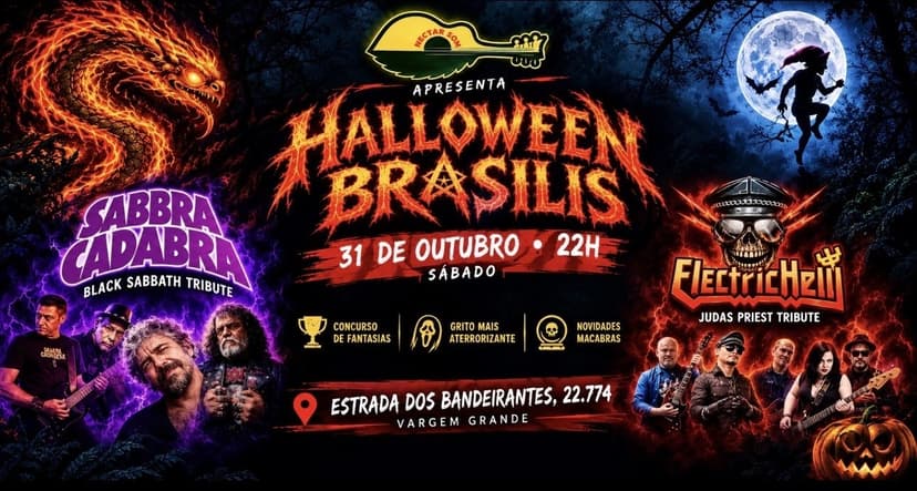 TRIBUTO BLACK SABBATH & JUDAS PRIEST - NECTAR SOM — Música · Rio de Janeiro