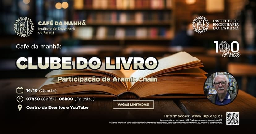 Café da Manhã - Clube do Livro IEP
