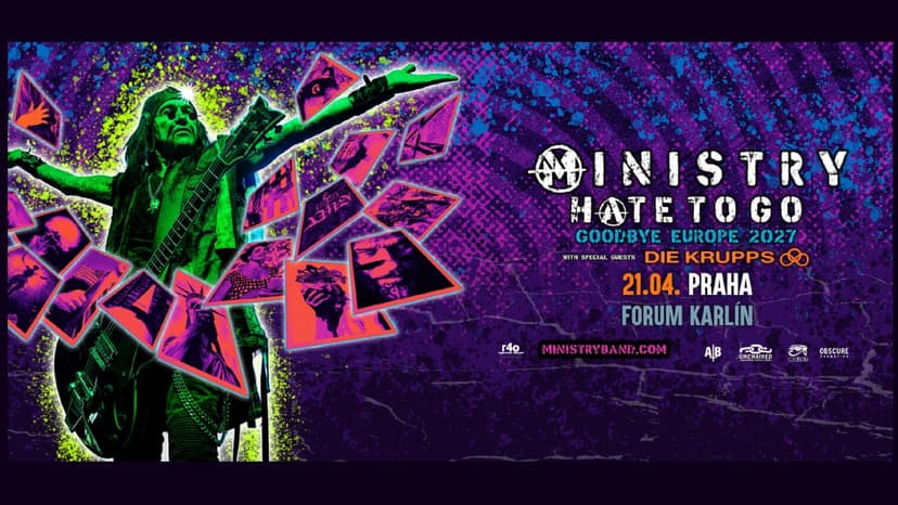 MINISTRY, DIE KRUPPS — Music · Praha